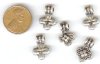 5 17mm Antique Silver Small Cross Pendants